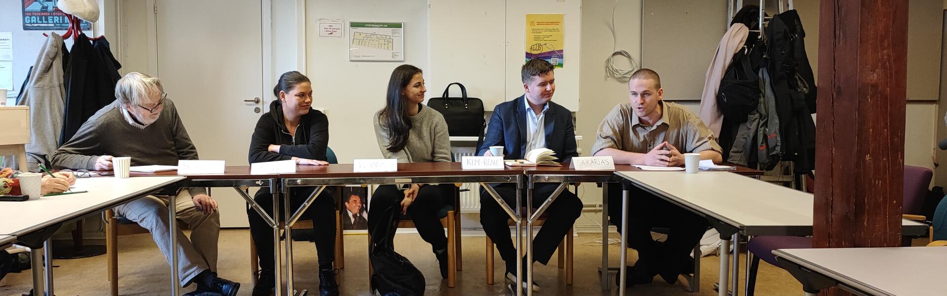 Panelsamtal mot EU.