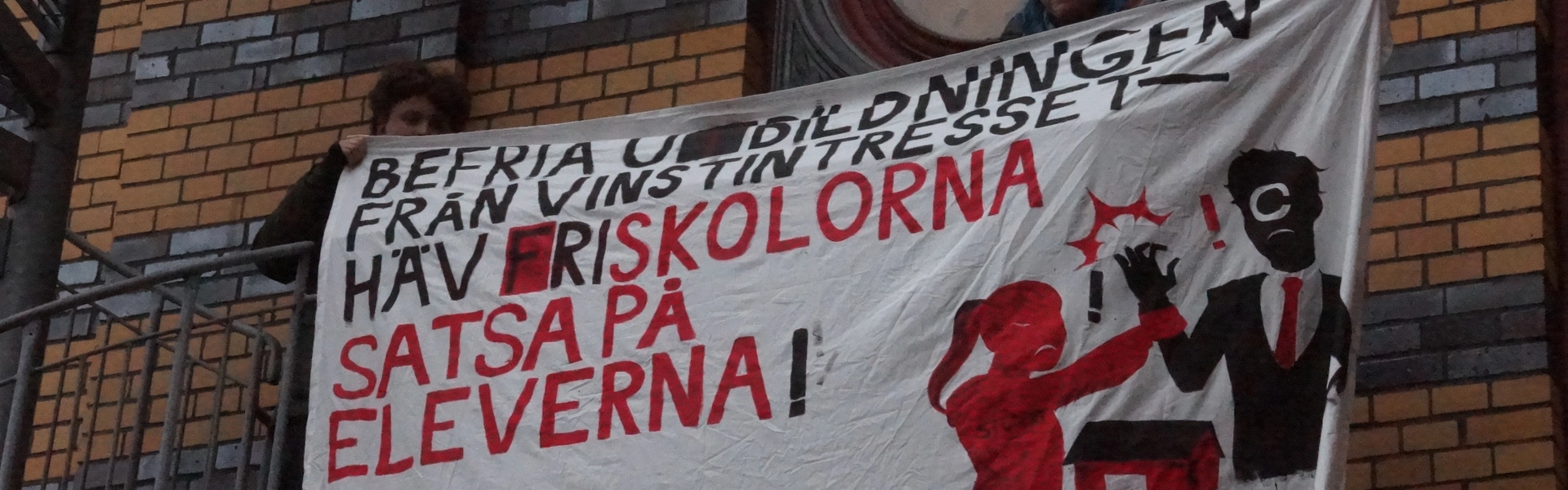 Bannerdrop vid RKU:s v&auml;stra distriktskonferens