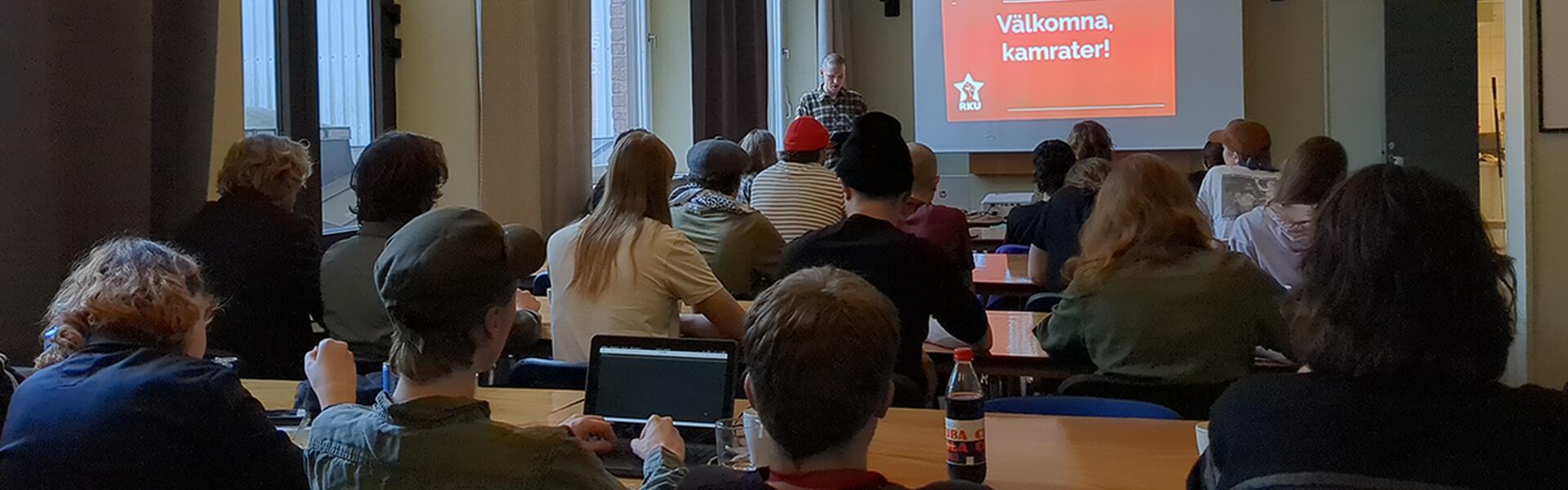 Föreläsning på kaderskolan