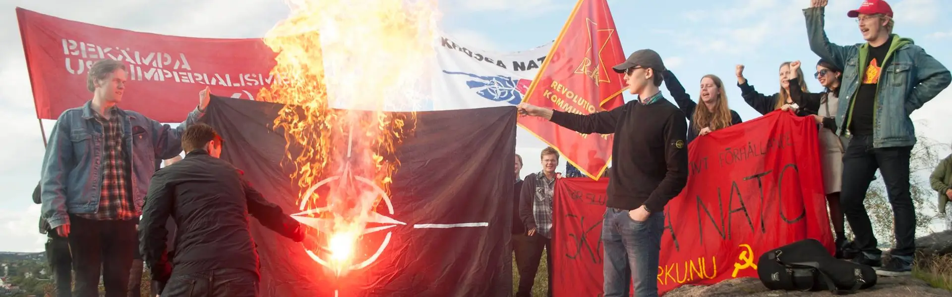 RKU:are br&auml;nner Natoflagga under Aurora17 2017