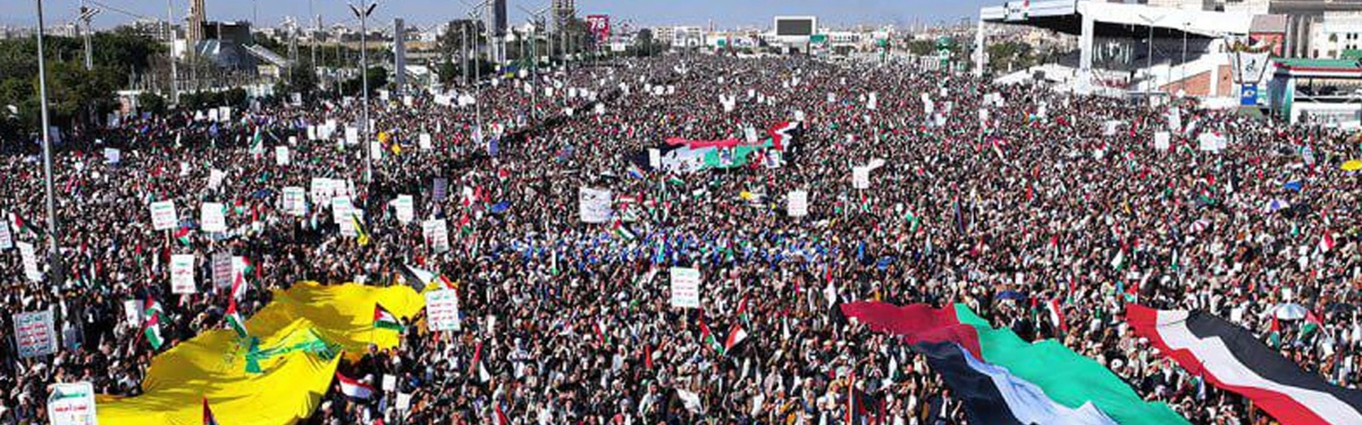 Bild p&aring; demonstration i Sana