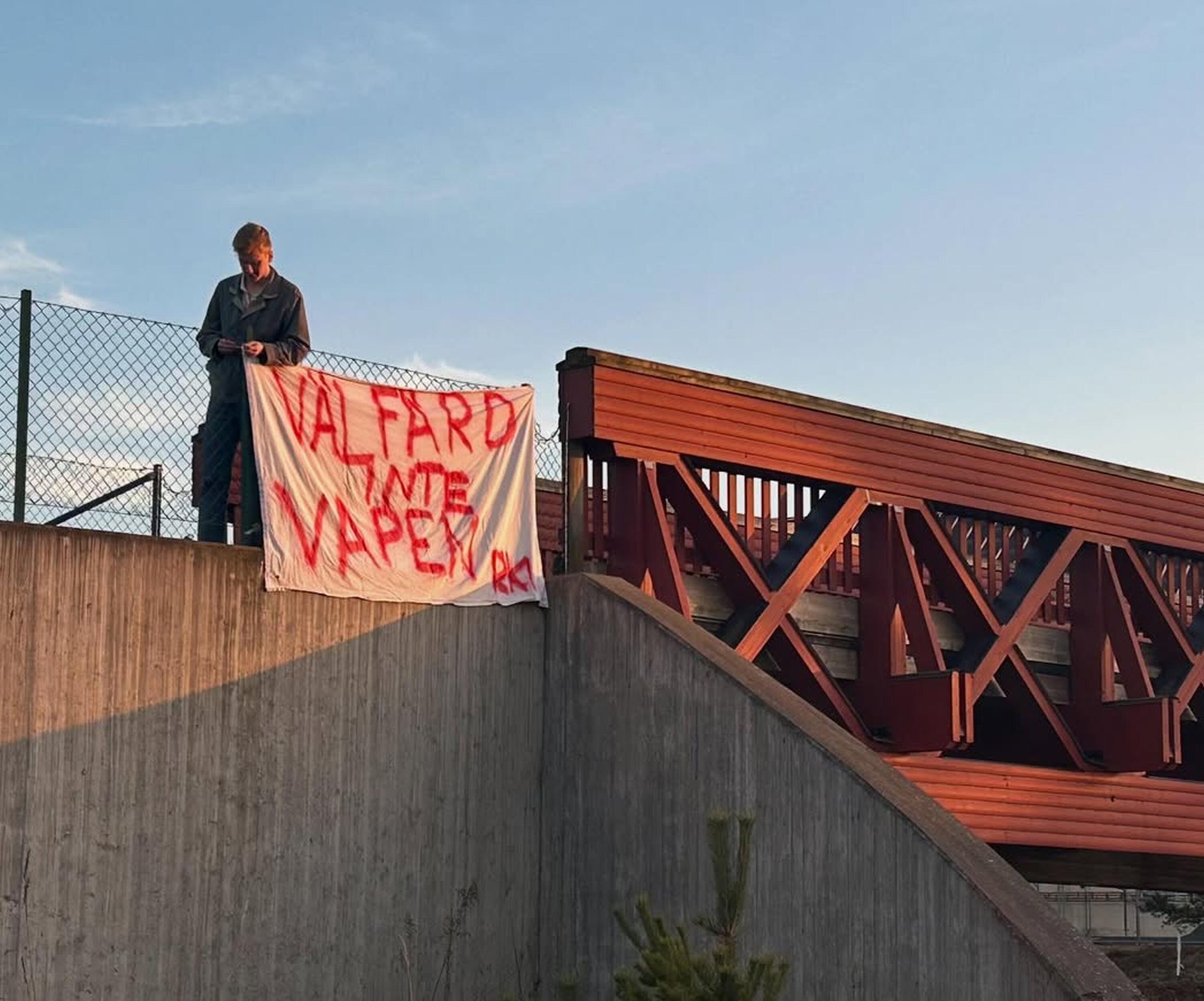 Bannerdrop i Värnamo.