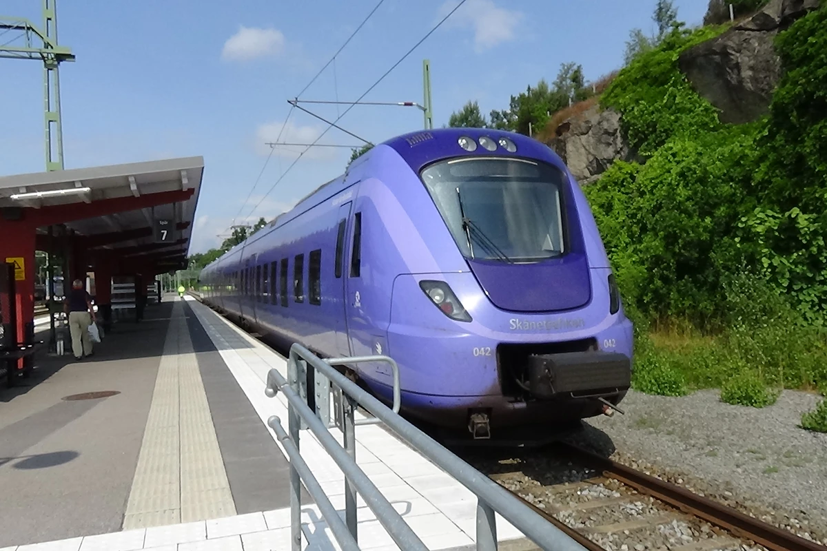 Bild p&aring; ett P&aring;gat&aring;g vid Karlshamn