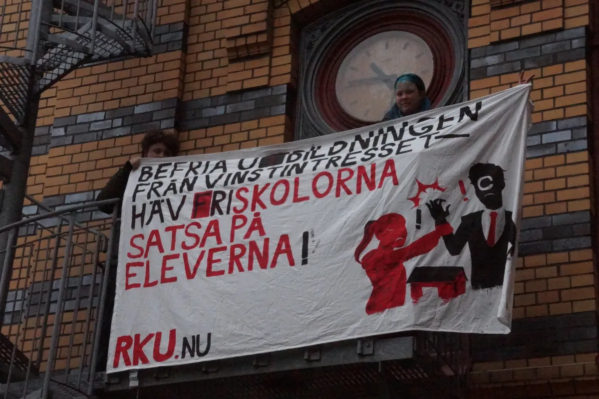 Bannerdrop vid RKU:s västra distriktskonferens