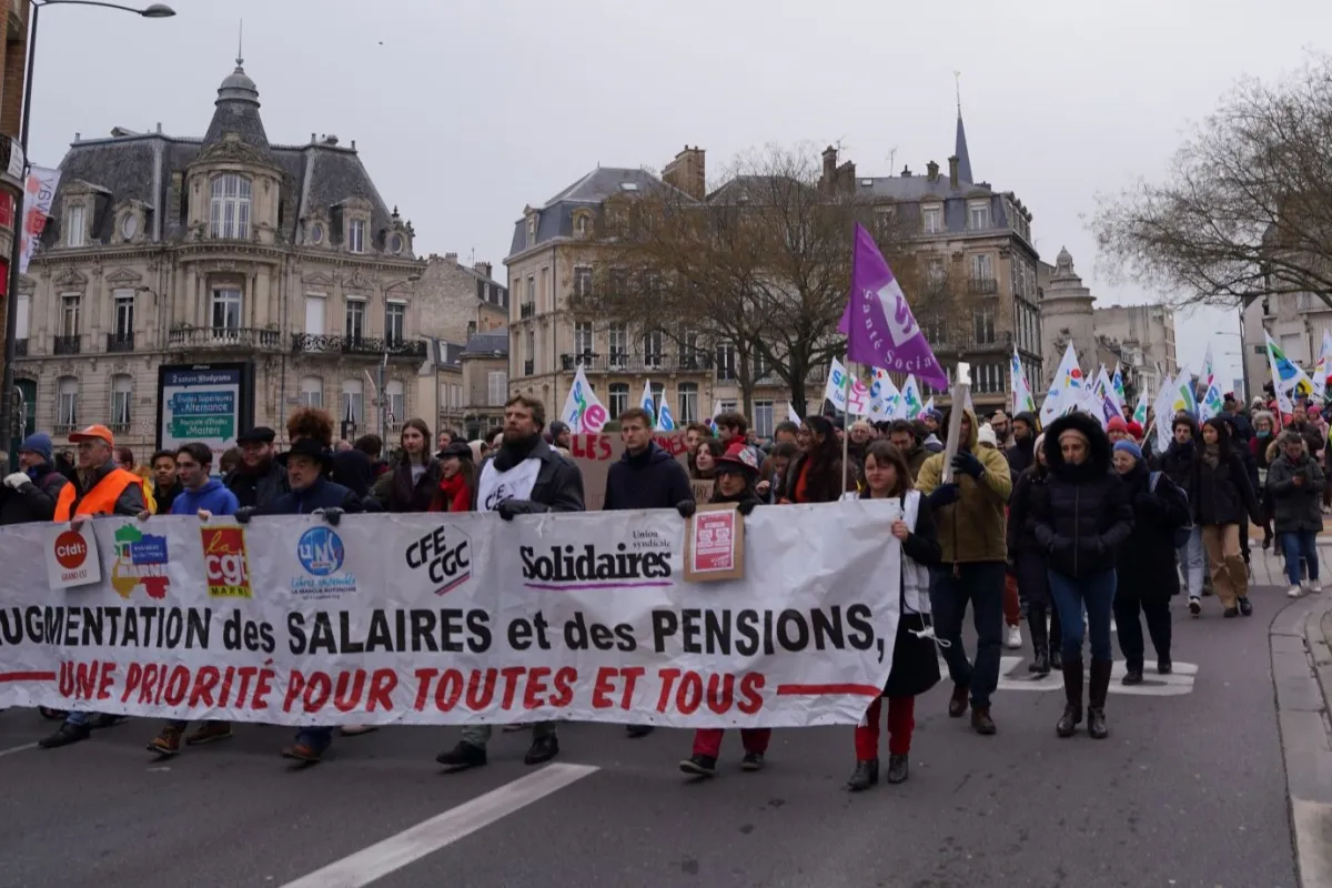 Protest i Paris