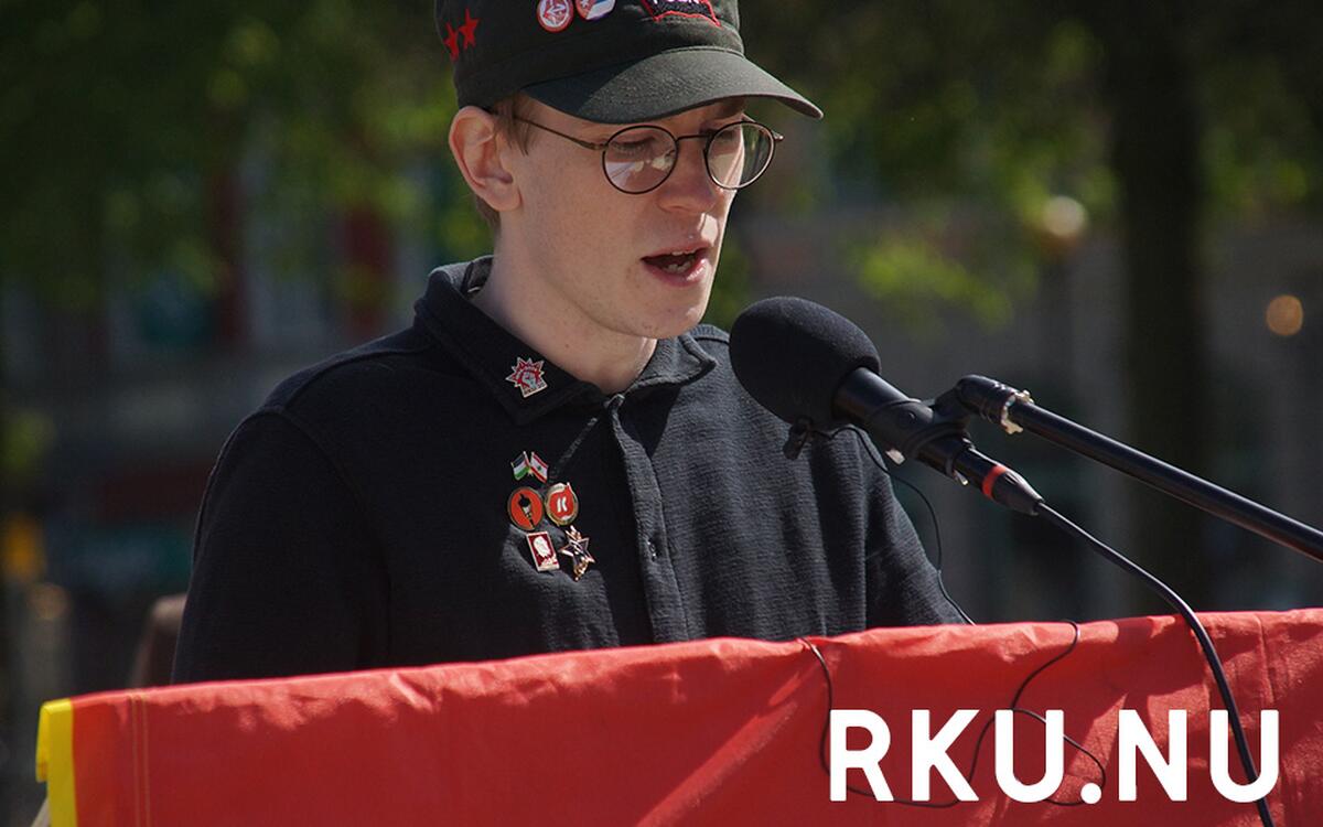 RKU talare i Karlstad vid Röd front 2025